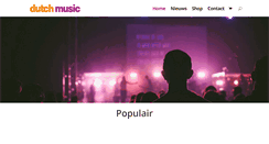 Desktop Screenshot of dutch-music.com