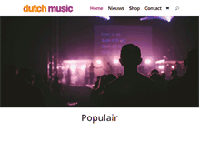 Tablet Screenshot of dutch-music.com